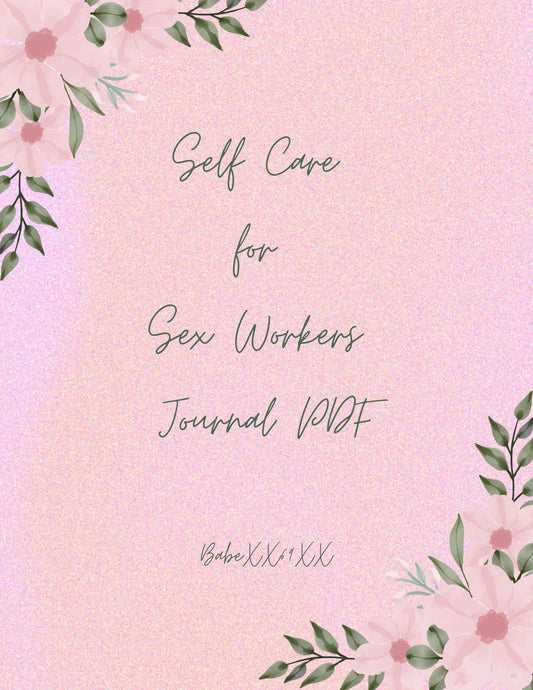 Self Care for Sex Workers Journal PDF